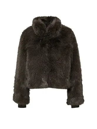 COMMA | Jacke in Felloptik | 